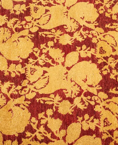 Adorn Hand Woven Rugs Mogul M1749 2'7''x13'1'' Runner Area Rug In Red