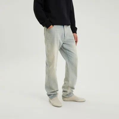 1989 Studio Faded Wash Denim Pants With Five Pockets In Light Blue