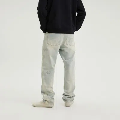 1989 Studio Faded Wash Denim Pants With Five Pockets In Light Blue