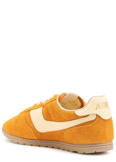 Autry Mineral Yellow Windspin Sneaker In Orange
