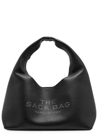Marc Jacobs The Sack Medium Grained Leather Tote In Black