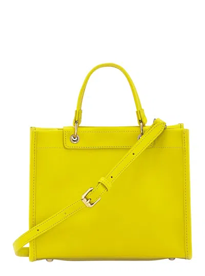 Longchamp Green Handbag With Embossed Logo On The Front And Adjustable And Removable Shoulder Strap