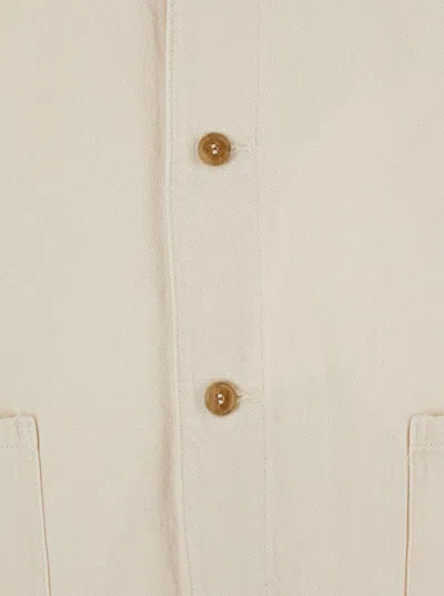 Apc A.p.c. Kerlouan' Beige Jacket With Classic Collar In Neutral