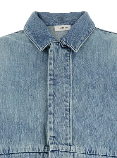 Fear Of God Light Blue Denim Trucker Jacket