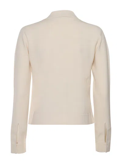 Max Mara Studio Cardigan In White