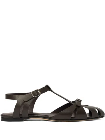 Scarosso Gala Fisherman Sandals In Brown