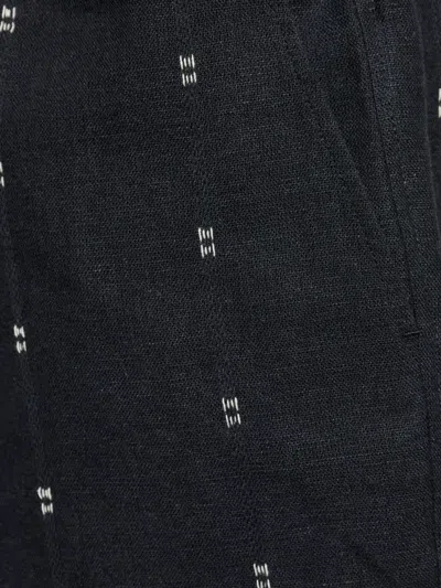 Rag & Bone Elastic Drawstring Waist Shorts In Black