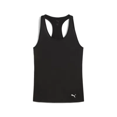 Puma Tad Essentials Racerback Tank Top Women In Black