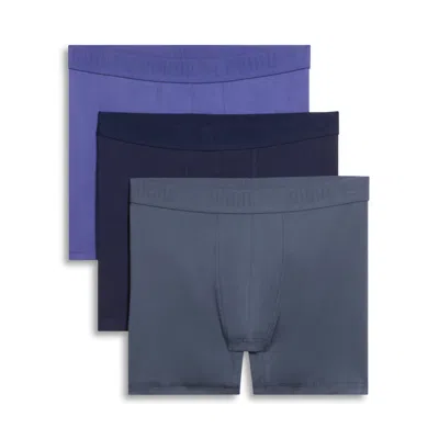 Puma 3 Pack Mens Ultra Soft Boxer Br In Blue