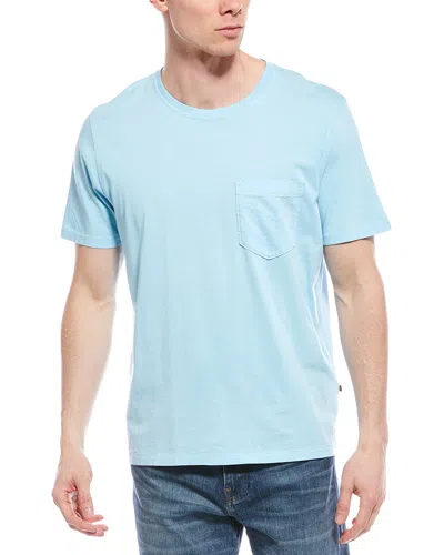 Theory Wrinkle Check Silk-blend Shirt In Blue