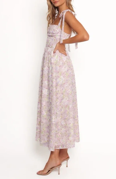 Petal And Pup Petal & Pup Hayden Floral Mesh Maxi Sundress In Multi