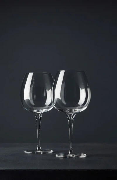 Nambe Nambé Vie Set Of 2 Pinot Noir Glasses In No Color