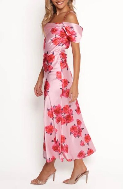 Petal And Pup Petal & Pup Esther Floral Midi Dress In Pink