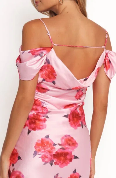 Petal And Pup Petal & Pup Esther Floral Midi Dress In Pink