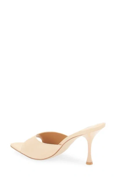 Jeffrey Campbell Agent Slide Sandal In Light Beige