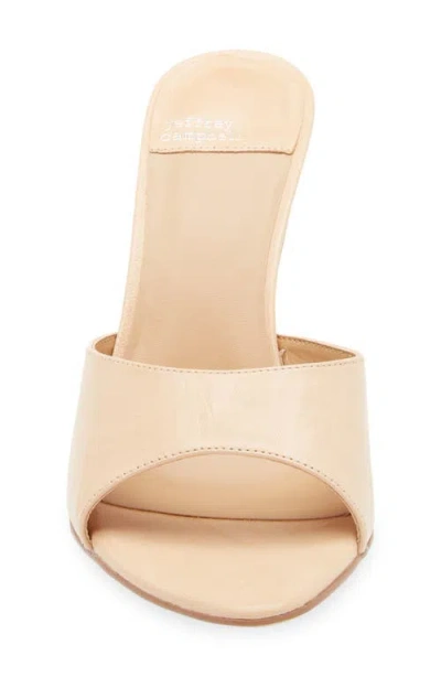 Jeffrey Campbell Agent Slide Sandal In Light Beige