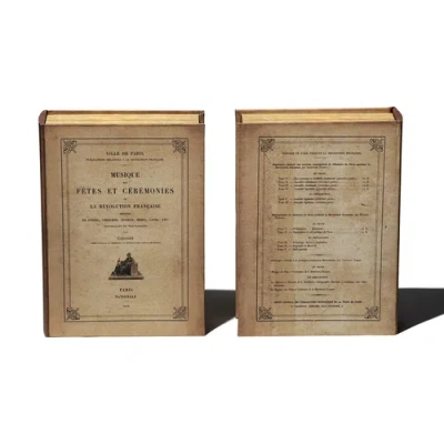 Puebco Empty Book Large In Musique