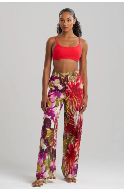 Natori Rainforest Pants With Tassel In Multi