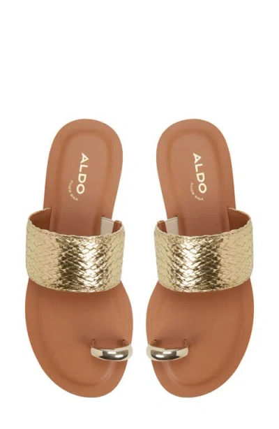 Aldo Beachwalk In Gold In Gold
