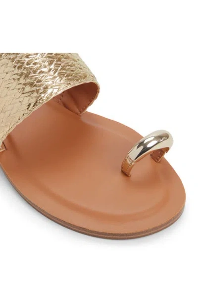 Aldo Beachwalk In Gold In Gold