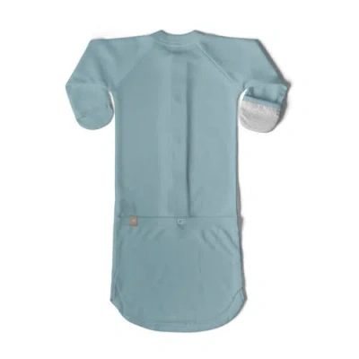 Goumikids Goumi 24 Hour Convertible Sleeper Baby Gown In Poolside