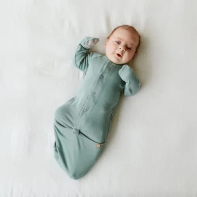 Goumikids Goumi 24 Hour Convertible Sleeper Baby Gown In Poolside