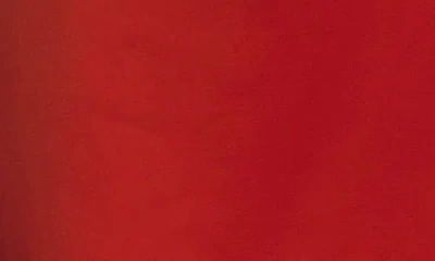 Significant Other Becca One-shoulder Satin Cocktail Minidress In Chilli