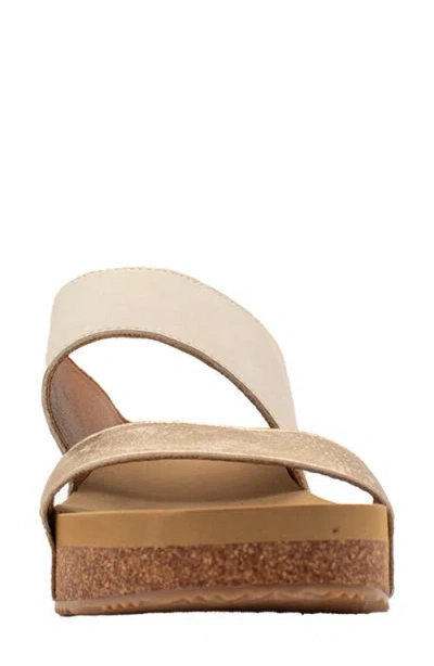 Volatile Campfire Two-strap Sandal In Ivory