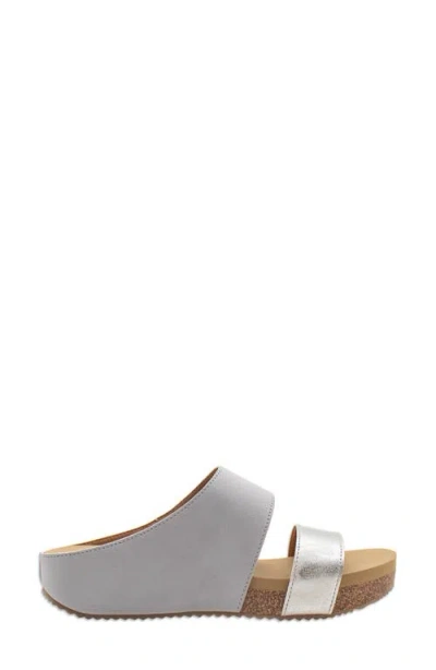 Volatile Campfire Two-strap Sandal In Gray