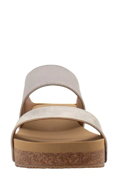 Volatile Campfire Two-strap Sandal In Gray