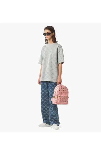 Mcm Mini Stark Side Studs Backpack In Pink