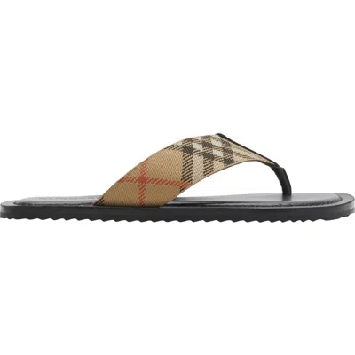 Burberry Pavilion Check​ Sandal In Multicolour