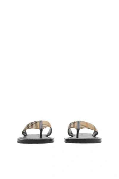 Burberry Pavilion Check​ Sandal In Multicolour