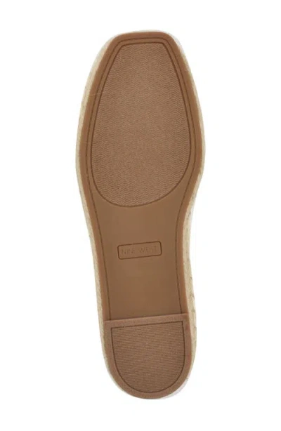Nine West Women's Rorie Woven Slip-on Espadrille Flats In Ivory