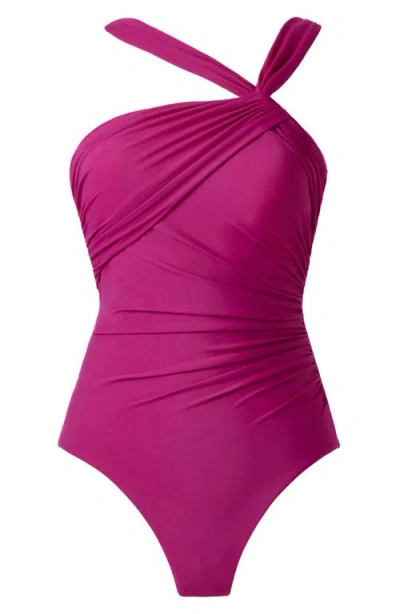 Miraclesuit ® Rock Solid Europa One-piece Swimsuit In Framboise Pink