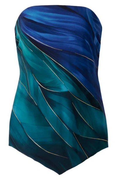 Miraclesuit ® Maldiva Strapless Tankini Top In Multi