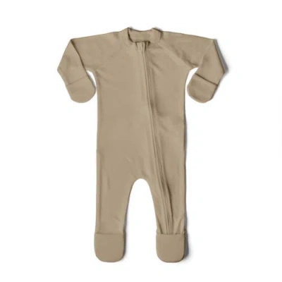 Goumikids Goumi Grow With You Footie + Snug Fit In Sandstone
