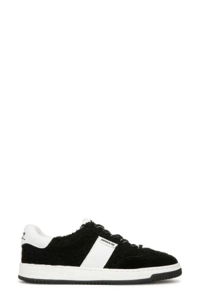 Circus Ny By Sam Edelman Vance Cozy Faux Shearling Sneaker In Black