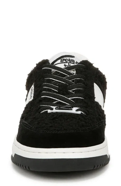 Circus Ny By Sam Edelman Vance Cozy Faux Shearling Sneaker In Black