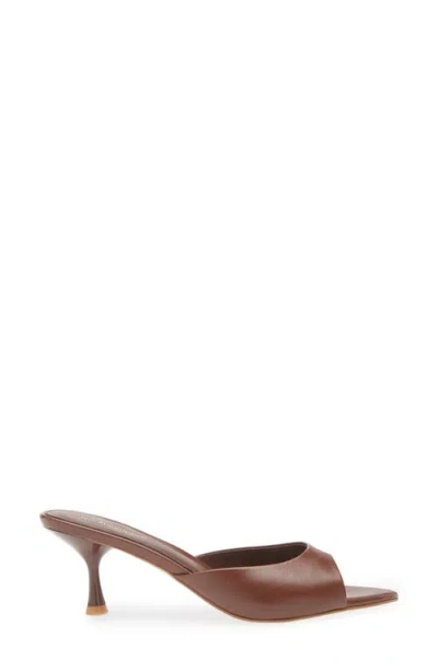 Jeffrey Campbell Spy-kid Slide Sandal In Brown