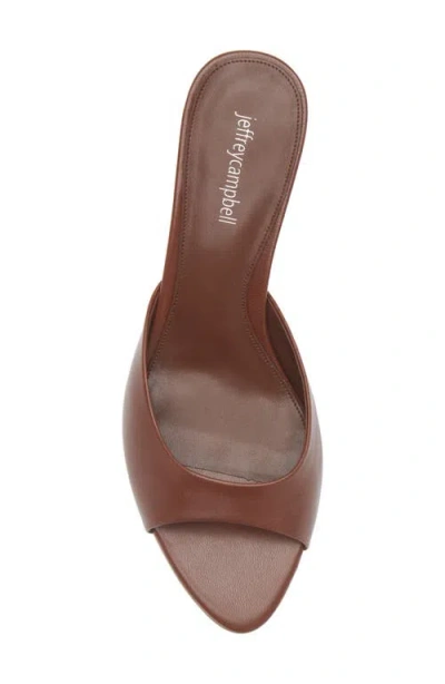 Jeffrey Campbell Spy-kid Slide Sandal In Brown
