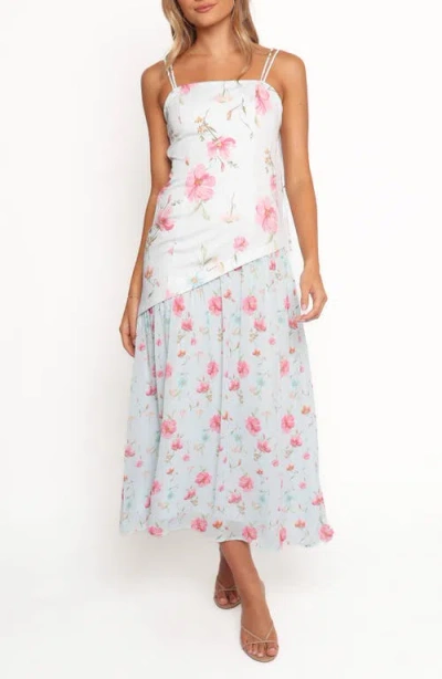 Petal And Pup Petal & Pup Renata Floral Strappy Maxi Dress In Black