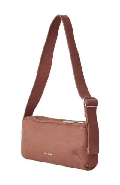Graf & Lantz Graf Lantz Campus Merino Wool Shoulder Bag In Terracotta