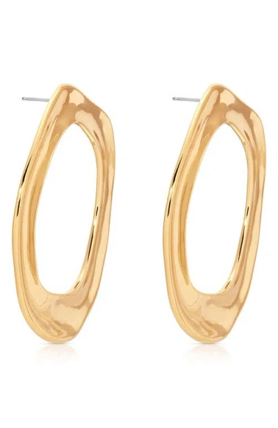Ettika Open Circle Statement Earrings In Gold