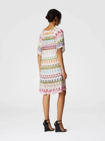 Missoni Kurzes Kleid Mit V-ausschnitt Aus Spitze In Smqs