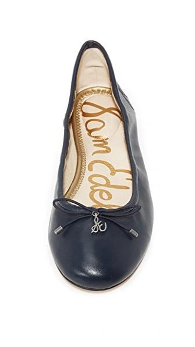 Shop Sam Edelman Felicia Ballet Flats In Navy