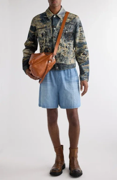 Acne Studios Acen Studios Shorts Men In Blue