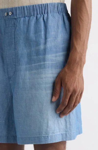 Acne Studios Acen Studios Shorts Men In Blue