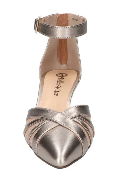 Bella Vita Women's Malani Kitten Heel Pumps In Champagne Leather