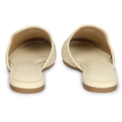 Jelavu Andrea Raffia Slip-on Mule In Bone